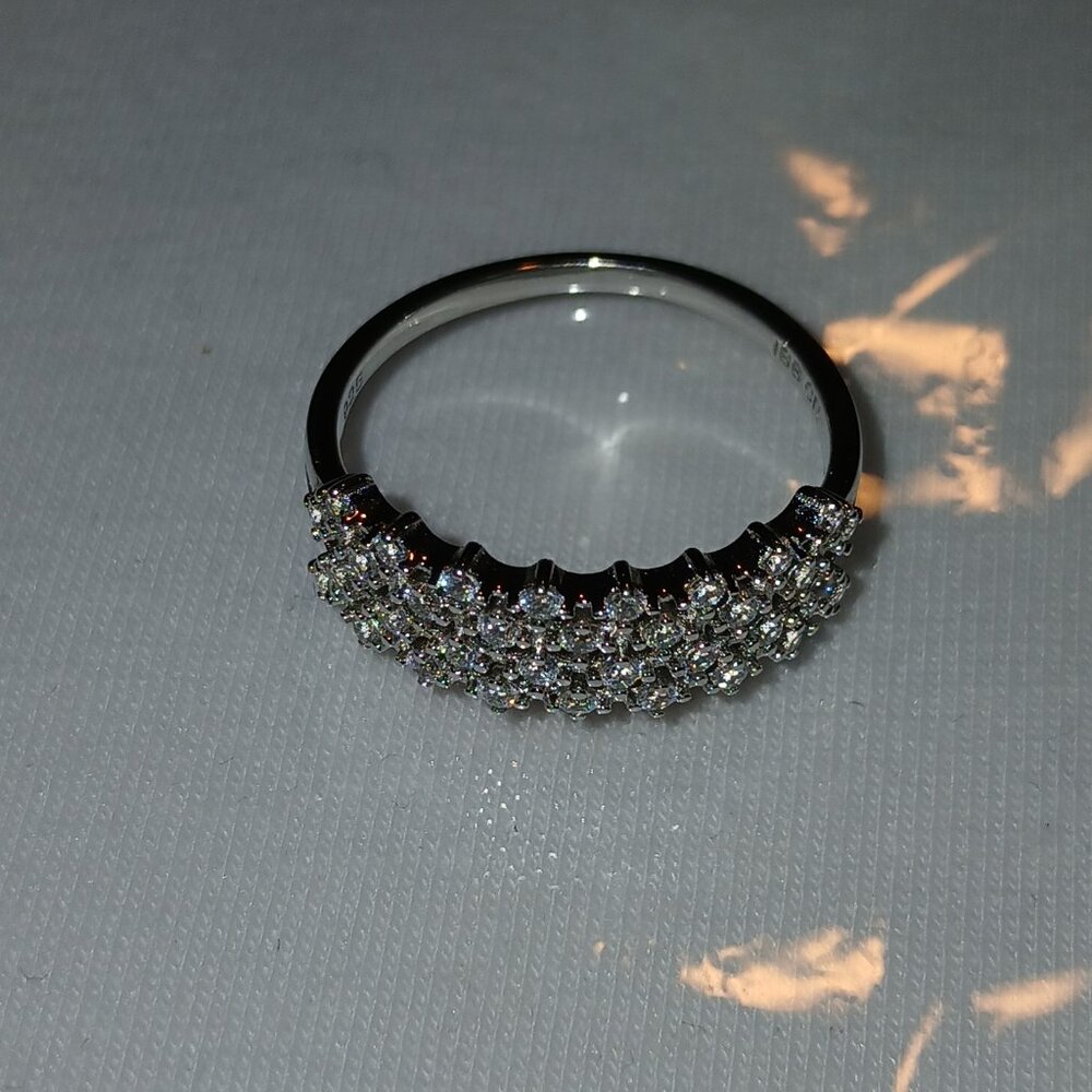 Rhinestone Pave Statement Ring